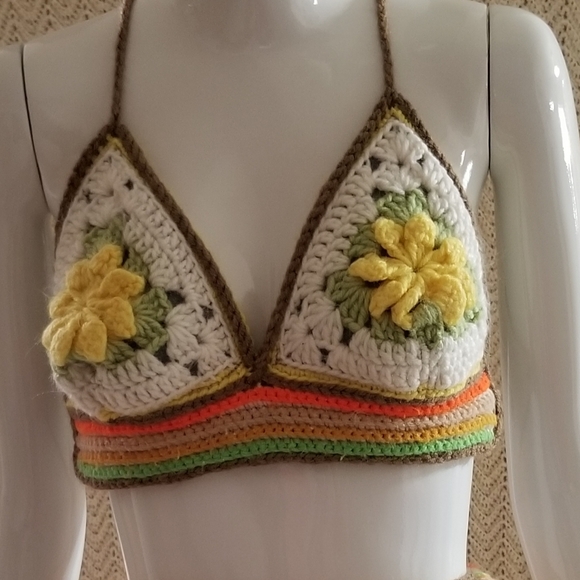 Boho Daisy Bikini Top - Picture 3 of 3